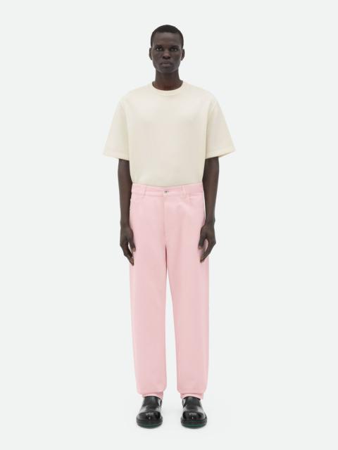 Bottega Veneta Pink Wash Wide Leg Denim