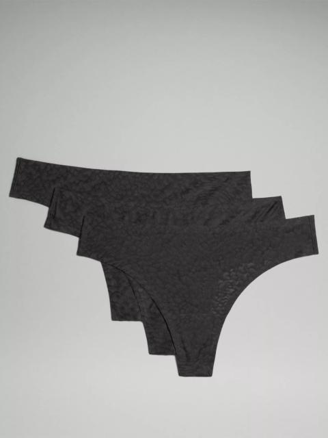 lululemon InvisiWear Mid-Rise Thong Underwear  Performance Lace *3 Pack