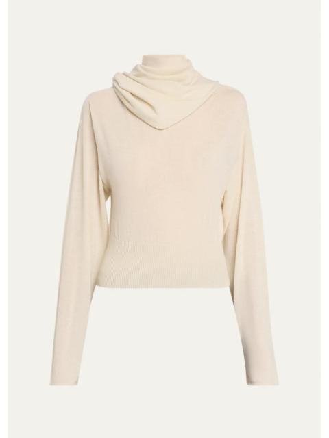 Rick Owens Wool Knit Scarf Top