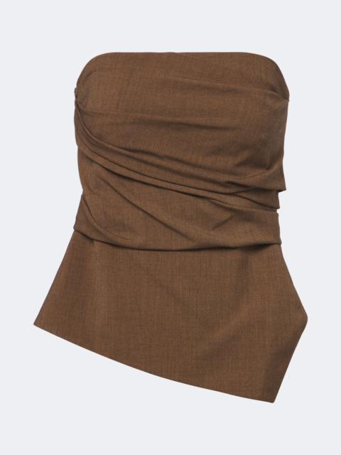 THE SEI Draped corset