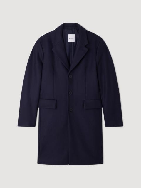 Sandro WOOL AND CASHMERE COAT