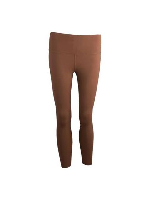 Nike (WMNS) Nike Yoga Luxe Infinalon 7/8 Leggings Brown CJ3802-275