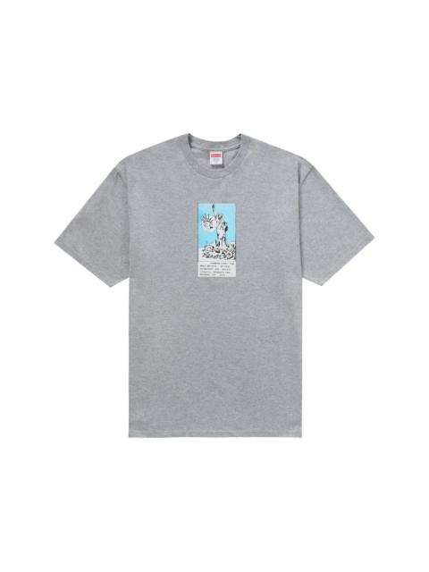 Supreme Supreme Liberty Tee Heather Grey