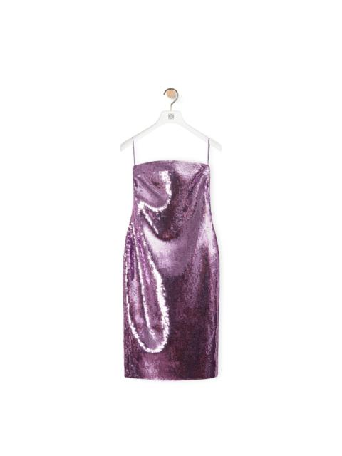 Loewe Sequin bustier midi dress in viscose