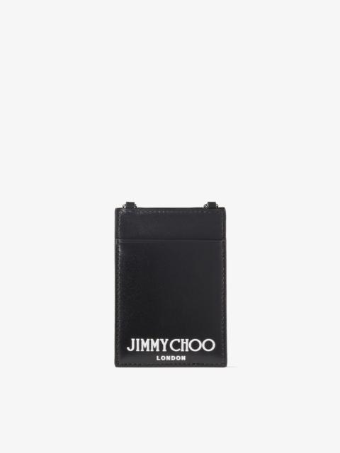 JIMMY CHOO Card Holder W/Chain
Black Leather Card Holder with Chain