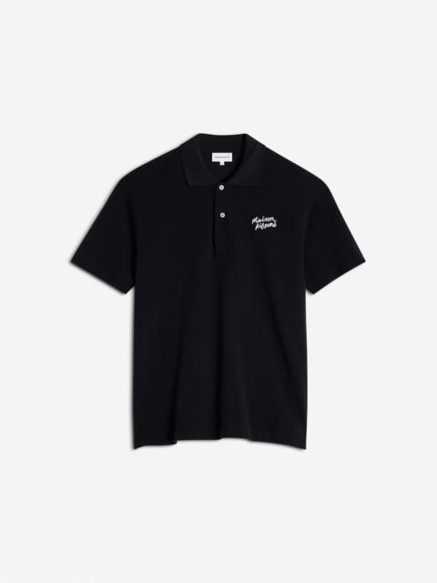 Maison Kitsuné MAISON KITSUNE HANDWRITING COMFORT POLO