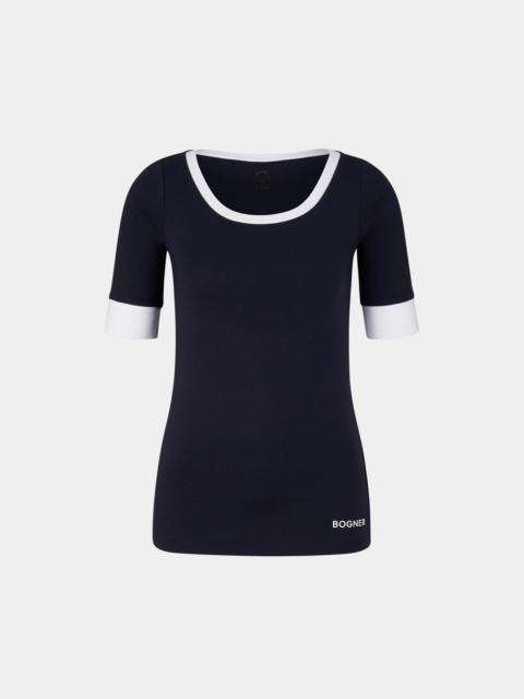 BOGNER Jackie T-shirt in Navy blue