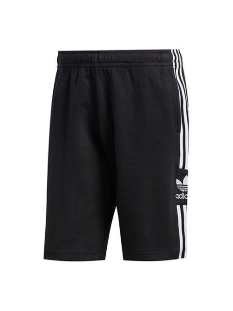 adidas adidas originals Lockup Lng Short Side Stripe Sports Shorts Black FM9878