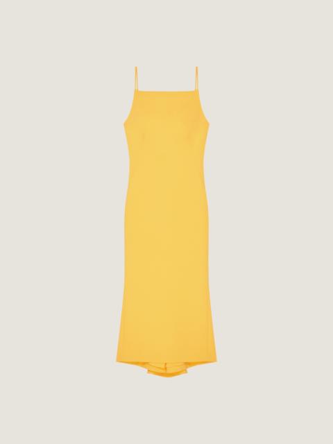 Givenchy SLICED MIDI DRESS IN CREPE CADY