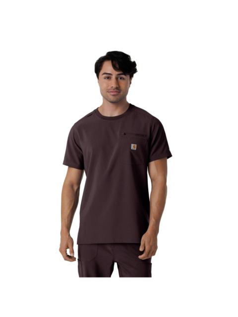 Carhartt Force Cross-Flex Crew Neck Scrub Top