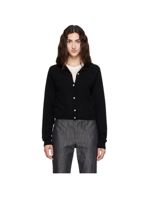 BASERANGE Black Tier Cardigan