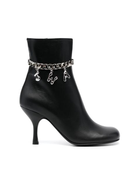 JW Anderson 80mm logo-embellished leather boots