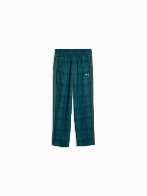 PUMA T7 Men's Relaxed Tartan T7 Track Pants
