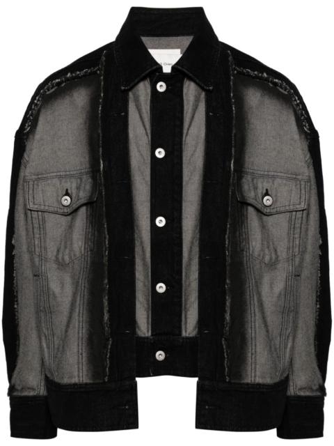 FENG CHEN WANG deconstructed denim jacket