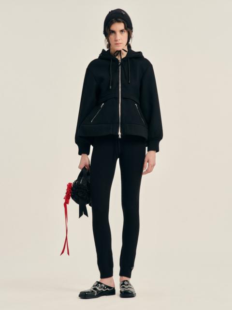 Simone Rocha Embellished Sculpted Double Hem Zip Jacket