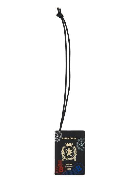 BALENCIAGA Passport Card Holder Charm