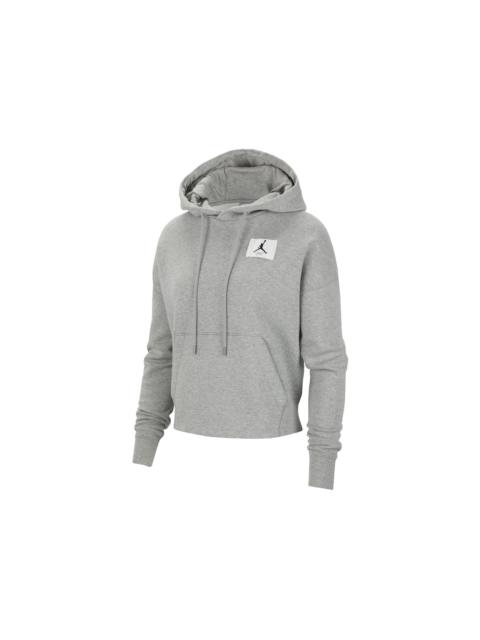 Jordan Jordan Womens Flight Hoodie Dark Grey Heather