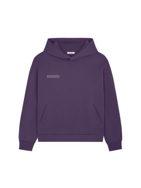 PANGAIA Womens DNA Hoodie - Blackberry