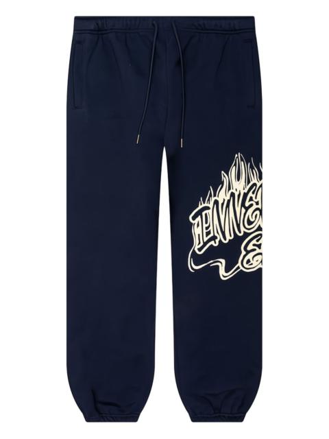 HONOR THE GIFT flame-print cotton sweatpants