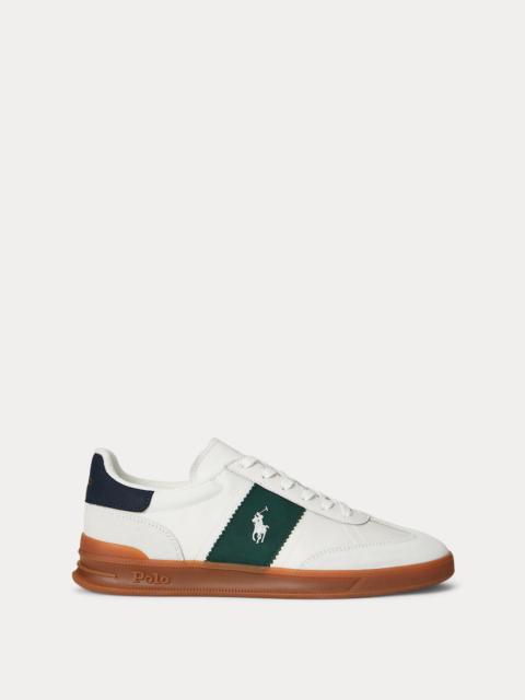Polo Ralph Lauren Heritage Aera Suede-Paneled Sneaker