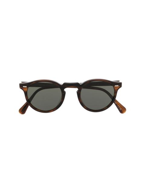 Oliver Peoples Gregory round-frame sunglasses