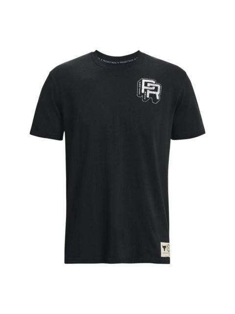 Under Armour Under Armour Project Rock Training Heavyweight Short Sleeve T-shirt 'Black' 1379114-001