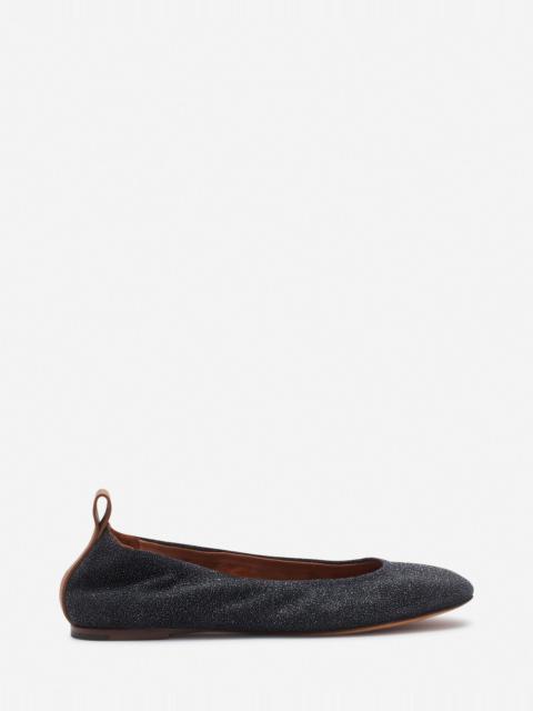 Lanvin THE SUEDE BALLERINA FLAT