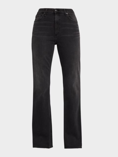 rag & bone Flexi Dahlia Mid-Rise Flare Jeans