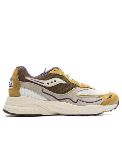 SAUCONY X CLAIMA 3D GRID HURRICANE - GOLD/CREAM