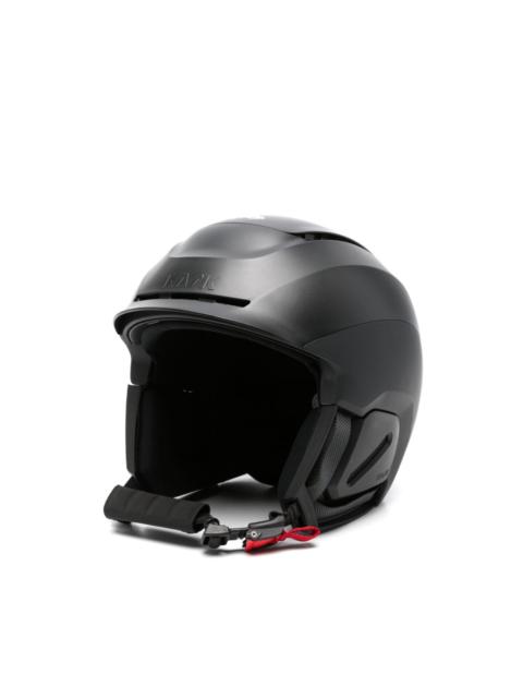 logo-print ski helmet