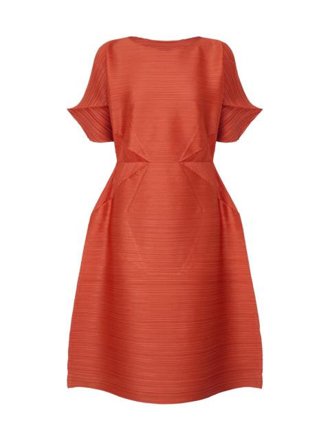 Pleats Please Issey Miyake CHILI PEPPERS DRESS