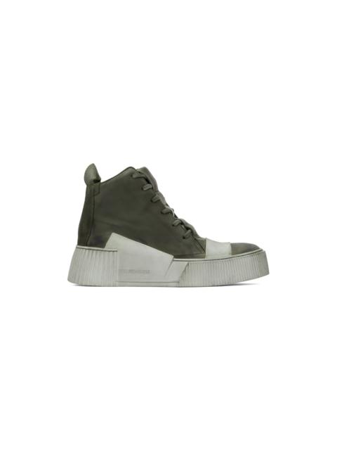 Boris Bidjan Saberi SSENSE Exclusive Khaki Bamba 1.1 Sneakers