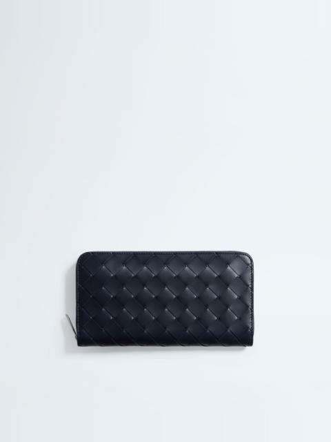 Bottega Veneta Intrecciato Zip Around Wallet