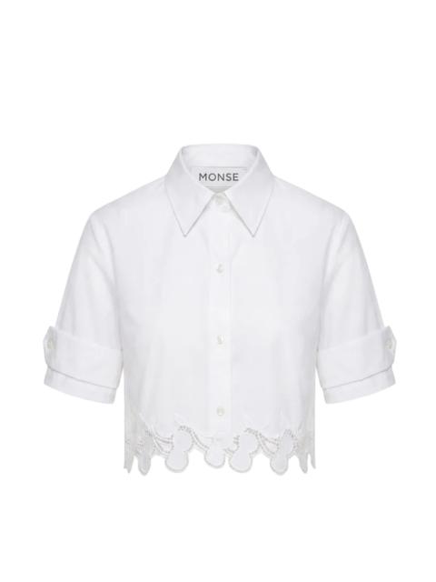 Monse Cherry Lace Shirt