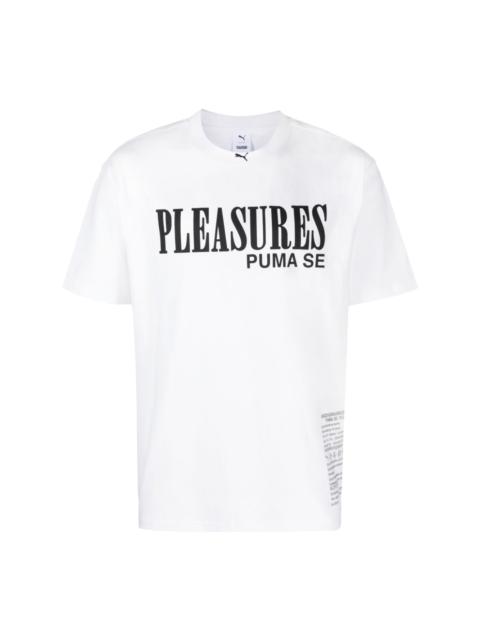 PUMA x PLEASURES Typo cotton T-shirt