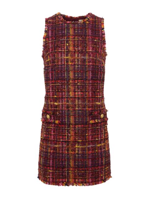 L'AGENCE Florian Tweed Shift Dress