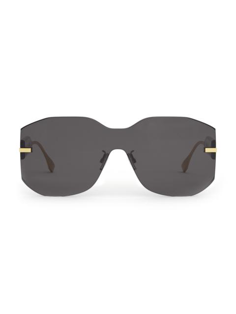 FENDI 138MM Rectangular Nylon Sunglasses