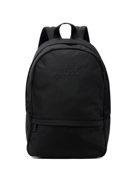 BOSS Black Logo-Detail Backpack