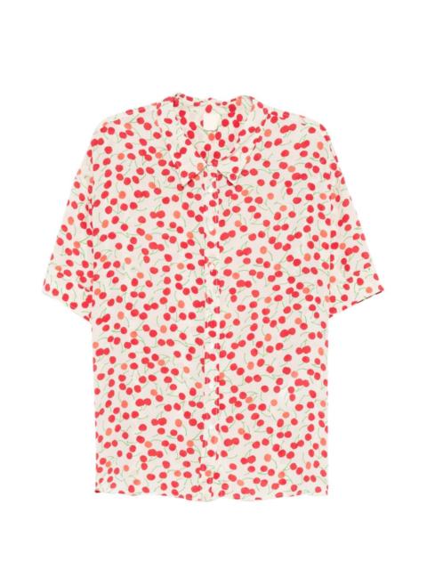 Aspesi cherry-print blouse
