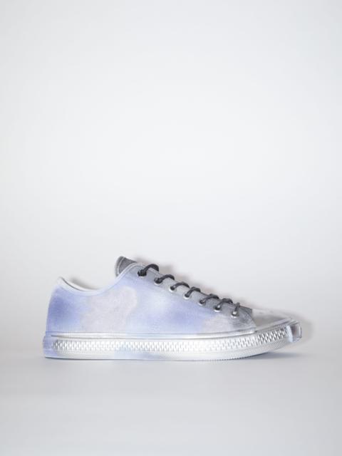 Acne Studios Sprayed low top sneakers - Blue/black