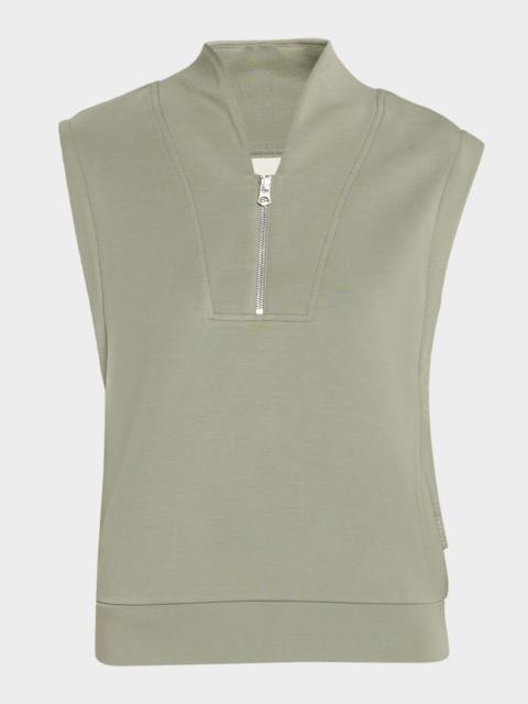VARLEY Loretta Half-Zip Sleeveless Sweatshirt