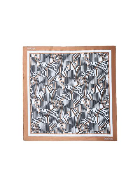 Max Mara geometric-print scarf