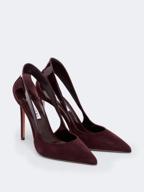 AQUAZZURA Dangerous Liaisons suede pumps