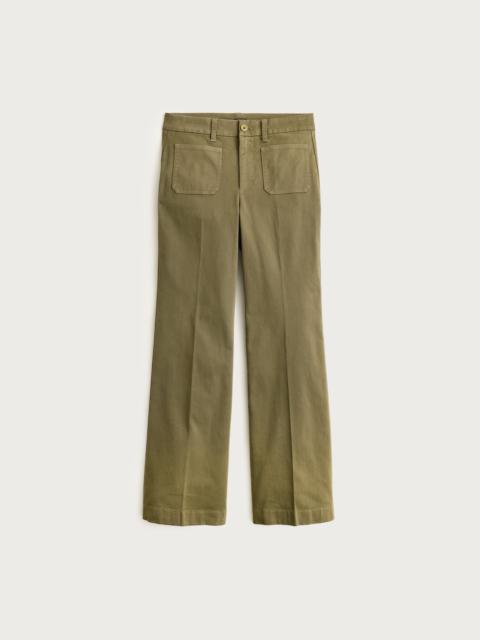 J.CREW Charley kickout cropped pant in chino