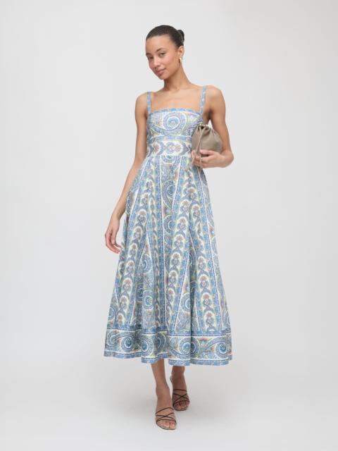 Hill House Home The Margot Dress - Blue Corsica Paisley