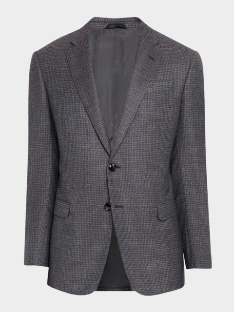 GIORGIO ARMANI Men's Check-Textured G Line Sport Coat