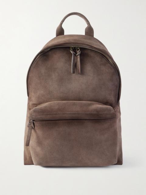OFFICINE CREATIVE 로고 디테일-zip 풀러 suede 배낭