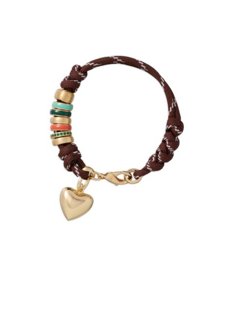 ROXANNE ASSOULIN heart-charm braided bracelet