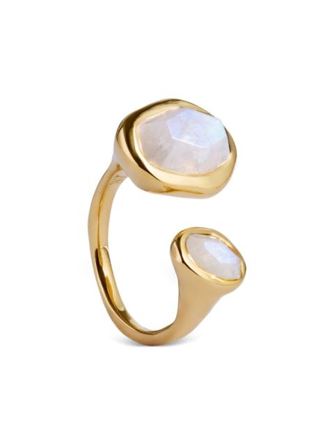 MONICA VINADER gemstone Odyssey open ring