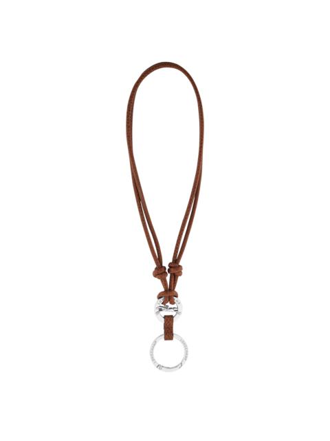 Longchamp Épure Key ring Brown - Leather